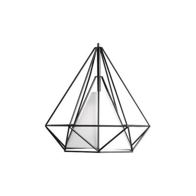 Colgante de metal con forma de jaula de diamantes Colgante de metal con forma de jaula de diamantes