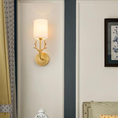 Lámpara de pared con cabeza de ciervo de latón Lámpara de pared con cabeza de ciervo de latón